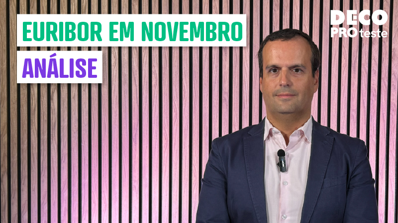 Euribor em novembro